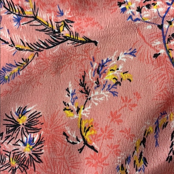 Topshop off duty pink floral ruffle dress - Picture 4 of 5